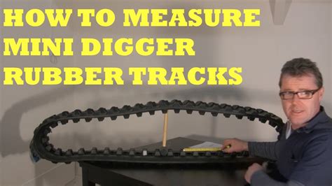 how to measure mini digger tracks|mini excavator tracks best price.